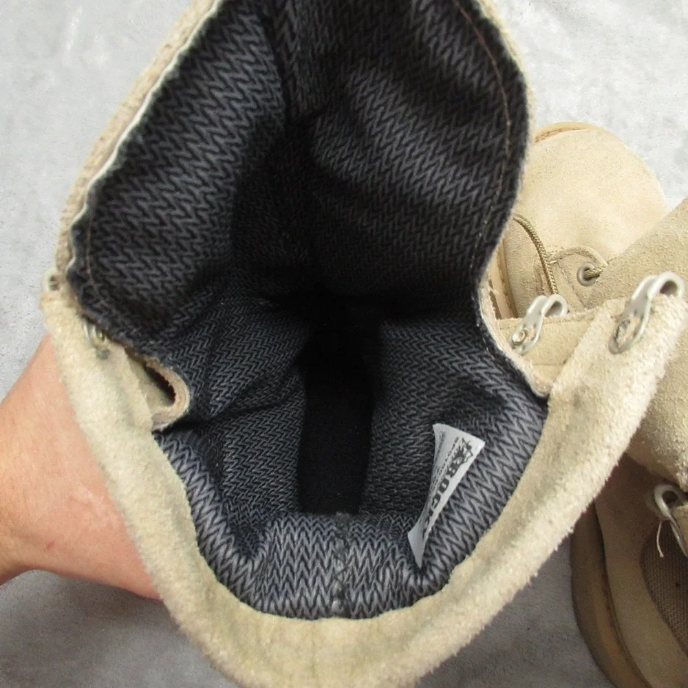 Rocky Combat Boots Mens 5.5 R Tan‎ Suede Gore-Tex Military Tactical Outdoor 790G